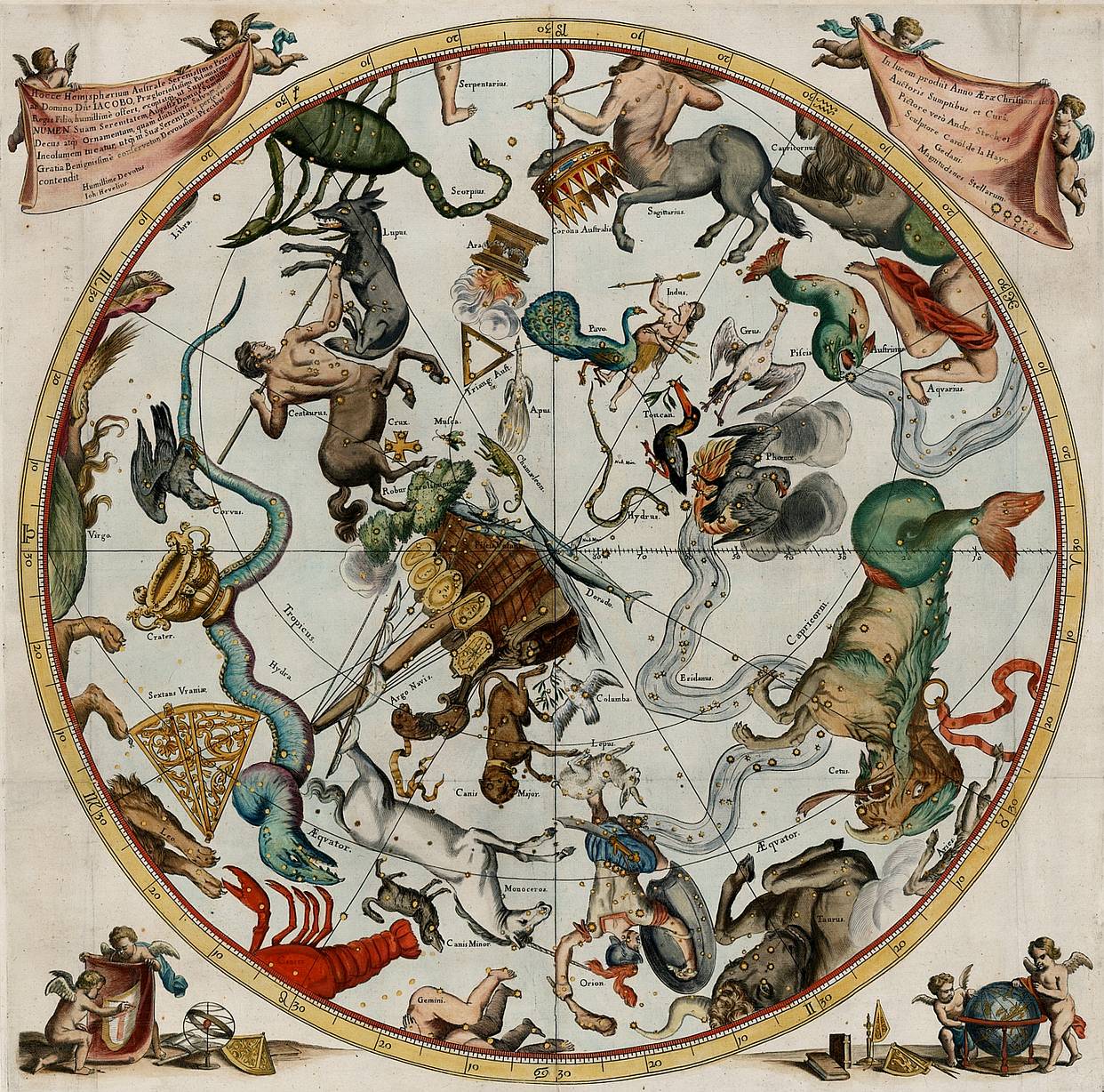 Hevelius Celestial Maps